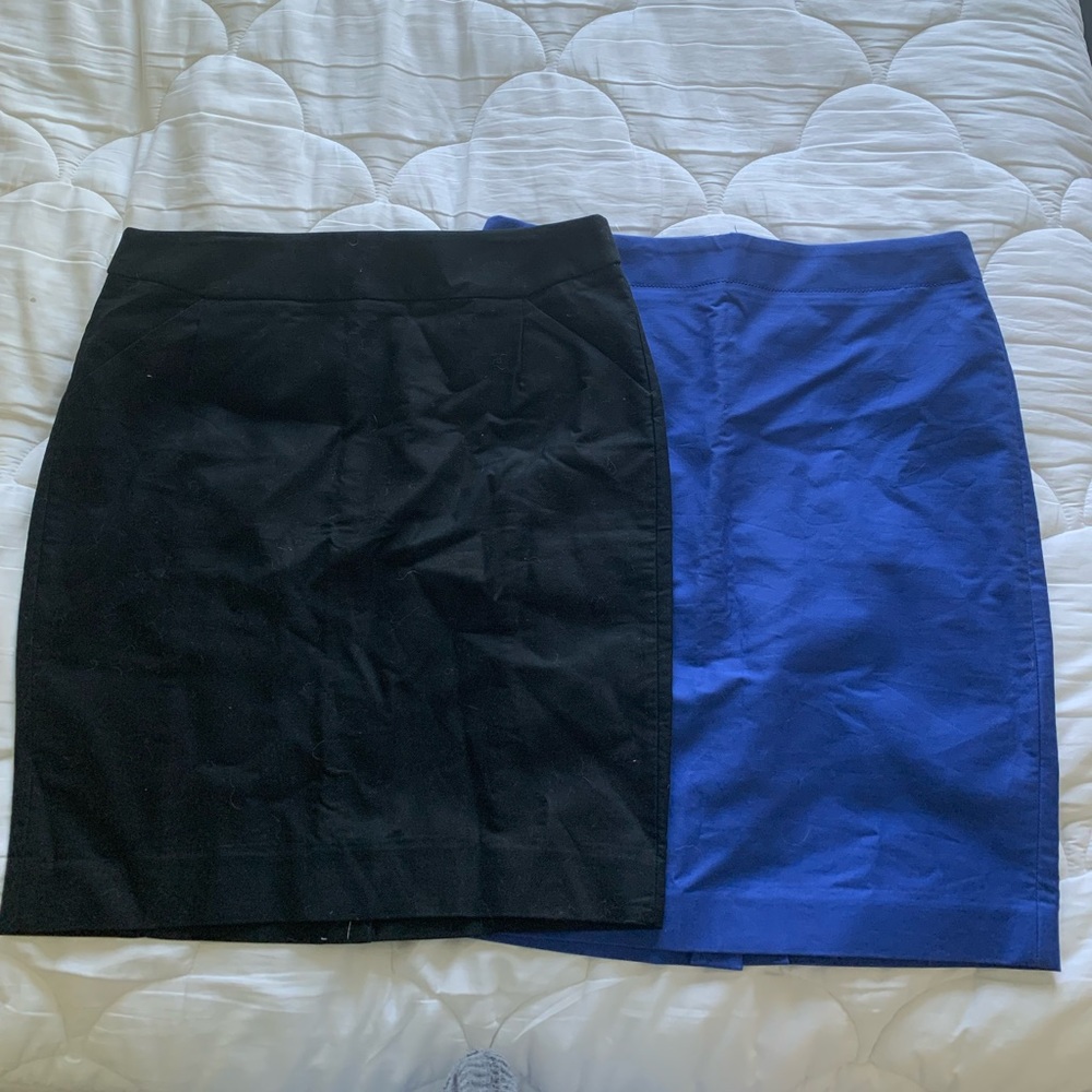 Lot of 2 EUC J. Crew pencil skirts
